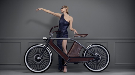 レトロxテクノロジー 豪華仕様の電動自転車:cykno